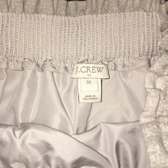 Gold JCREW SIDEWALK skirt. gently worn, size 00 - Picture 2 of 3